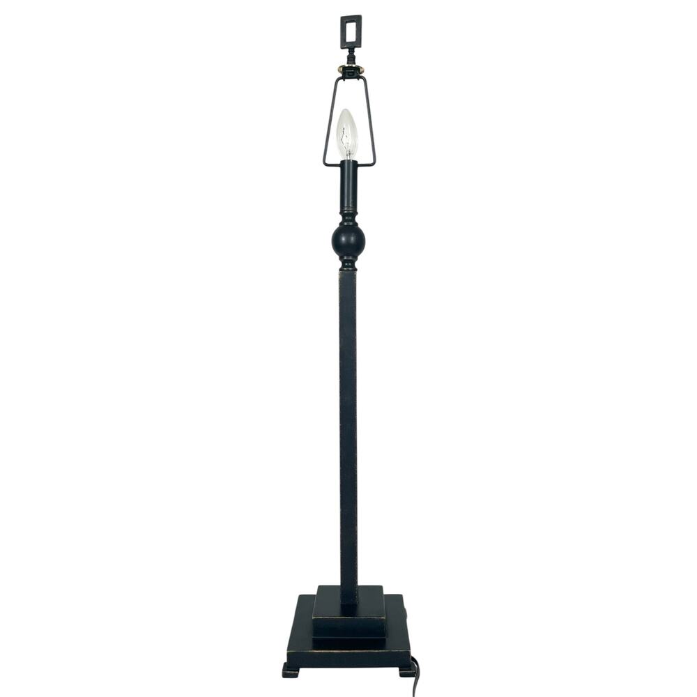 Uttermost Tall Table Lamp Metal Rubbed Bromze Elegant Traditional 35” Tall